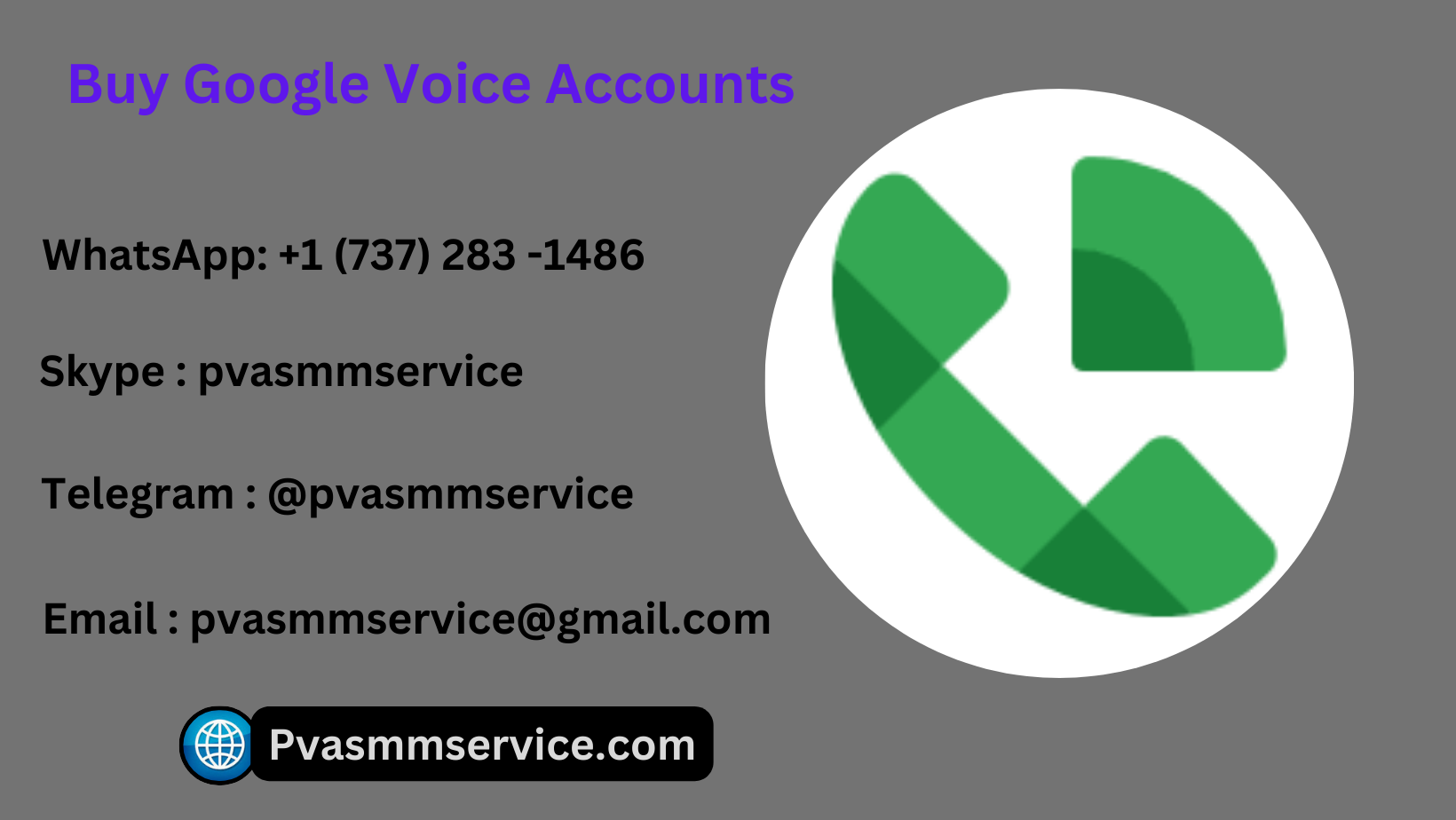 Buy Google Voice Accounts